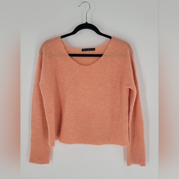 Peruvian Collection knit sweater peach Size XS Oversized - Picture 2 of 6